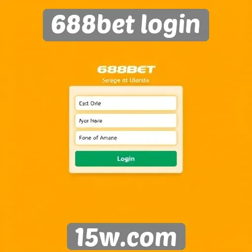 Análise da interface do usuário do 688bet login